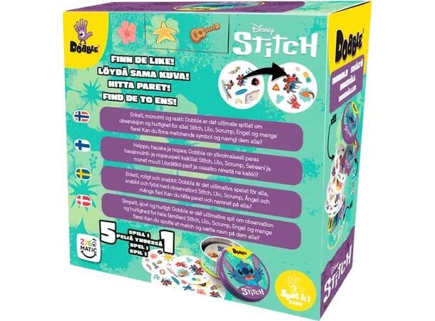 Dobble Stitch Brädspel Svensk utgåva 