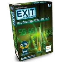 EXIT 2 Det Hemliga Laboratoriet Brädspel Svensk utgåva
