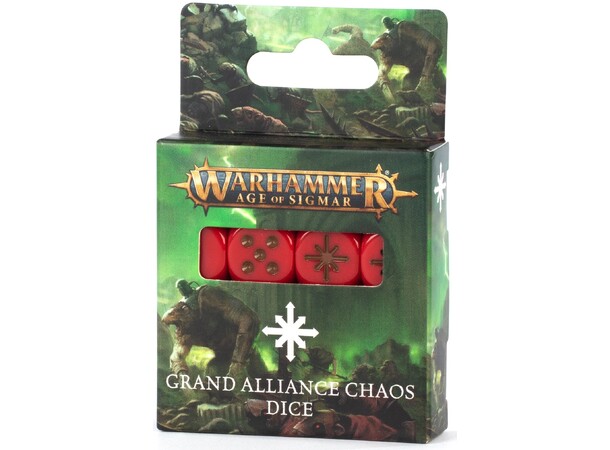 Grand Alliance Chaos Dice Set Warhammer Age of Sigmar 
