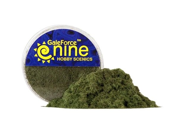 Hobby Scenics Dark Green Static Grass Gale Force Nine 