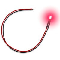 LED Light Red Flickering 3mm (10 st) Green Stuff World
