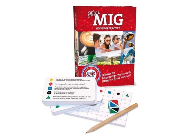 MIG Mini Högskoleprovet Frågespel Svensk utgåva 