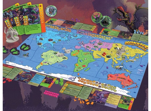 Monsters Menace The World Brädspel 