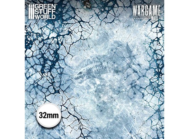 Neoprene Mat 22x32 Blizzard Hollows Green Stuff World - 56 x 76 cm 