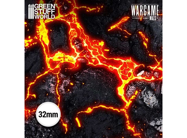 Neoprene Mat 4x4 Flamecoil Path Green Stuff World - 120 x 120 cm 