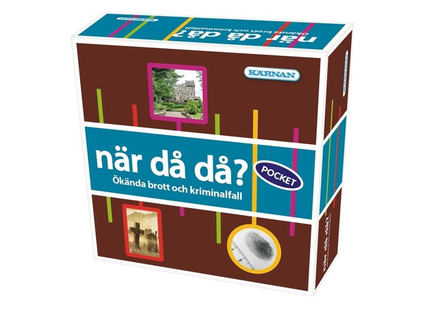 När då då Ökända brott och kriminalfall Frågespel - Svensk utgåva 