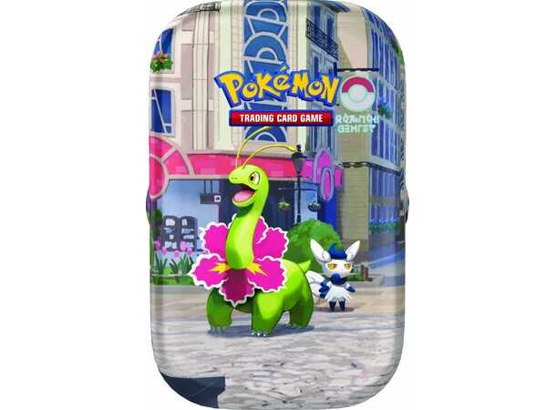 Pokemon Mini Tin Lumiose City Display 10 Mini Tins – komplett låda 