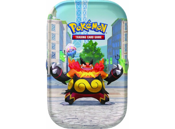 Pokemon Mini Tin Lumiose City Display 10 Mini Tins – komplett låda 