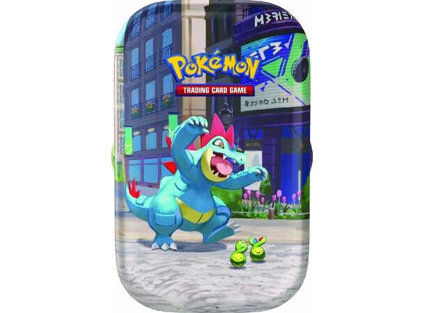 Pokemon Mini Tin Lumiose City Display 10 Mini Tins – komplett låda 
