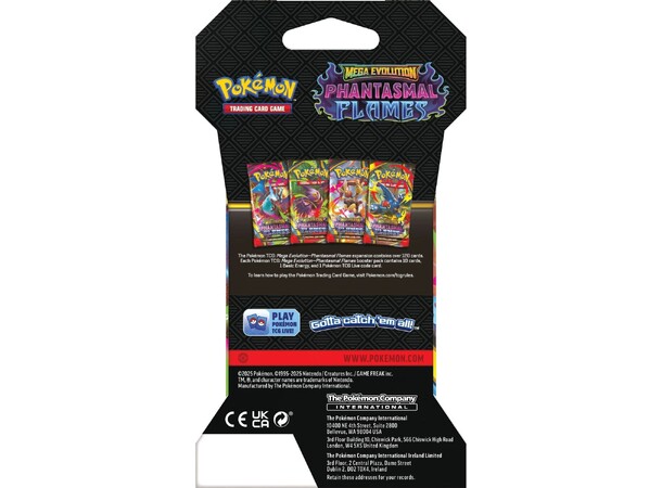 Pokemon Phantasmal Flames Booster Sleeve 