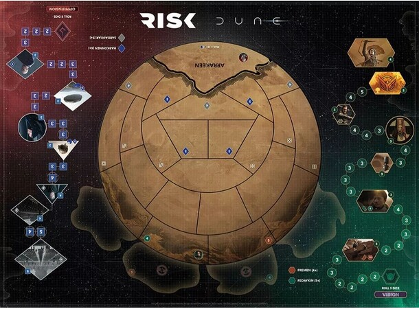 Risk Dune Brädspel 