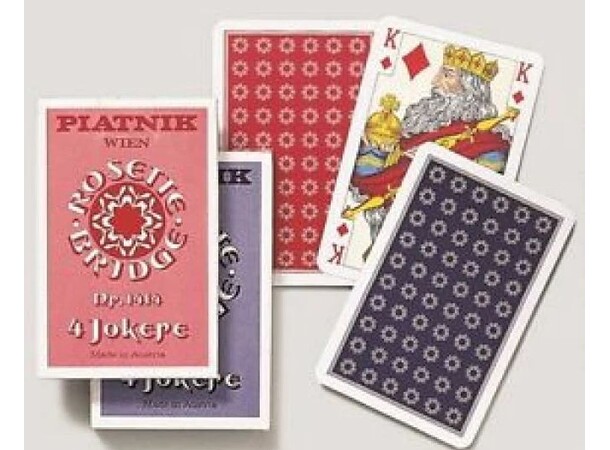 Rosette Bridge Playing Cards - 2 st 