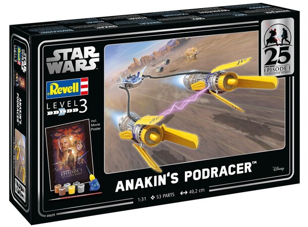 Star Wars Anakins Podrace Gift Set Revell 1:131 Byggsats 