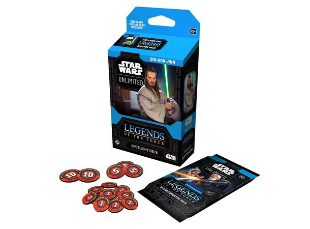 Star Wars Legends Force Spotlight Deck 2 Legends of the Force - Quin-Gon Jinn 