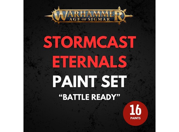 Stormcast Eternals Paint Set Warhammer Age of Sigmar - Battle Ready 