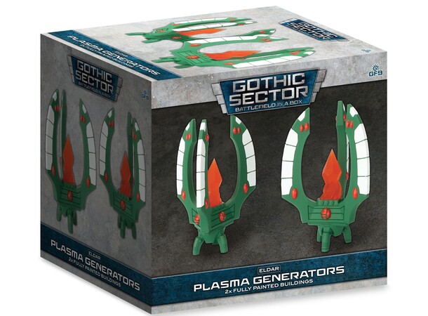 Terräng Eldar Plasma Generators Battlefield in a Box - Gothic Sector 