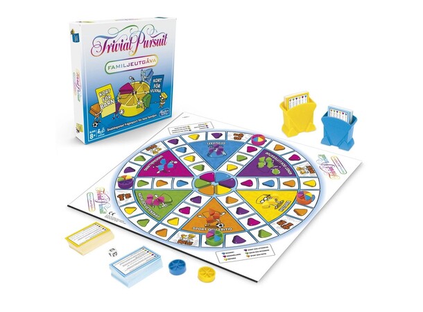Trivial Pursuit Family Brädspel Svensk utgåva 
