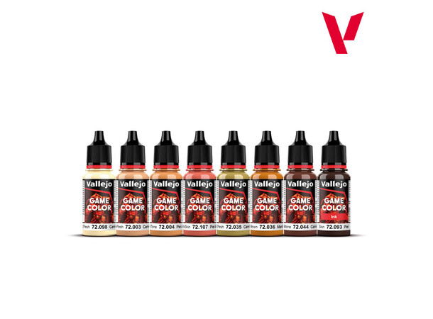 Vallejo Game Color Set Skin Tone 