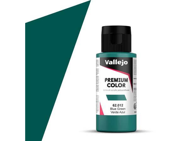 Vallejo Premium Blue Green 60ml Premium Airbrush Color 