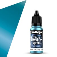 Vallejo True Metallic Airbrush Hydra Turquoise - True Metallic Metal