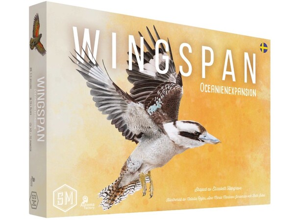 Wingspan Oceanien Expansion Svensk utgåva - Expansion till Wingspan 