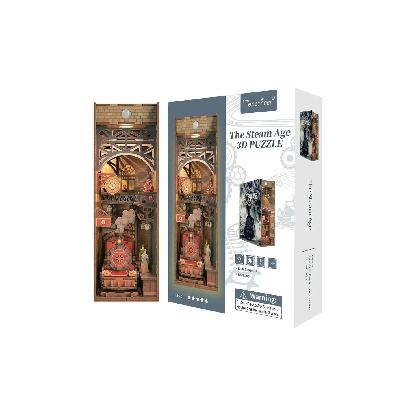 Book Nook The Steam Age Tonecheer 3D Puzzle