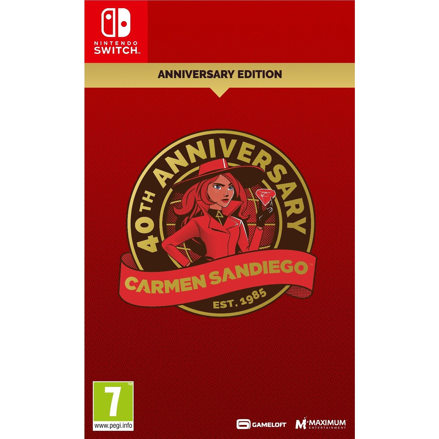 Carmen Sandiego 40th Anniv Ed Switch