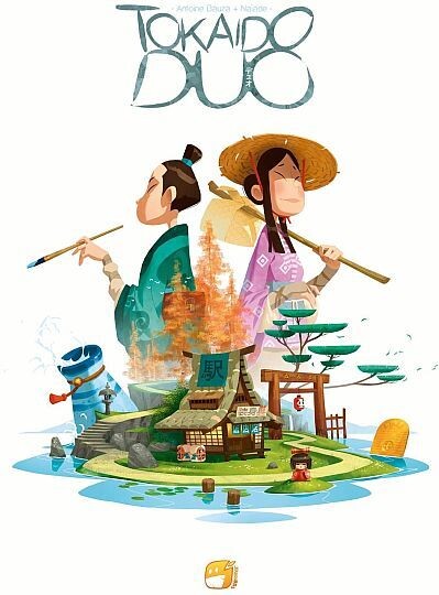 Tokaido Duo Brädspel Svensk utgåva