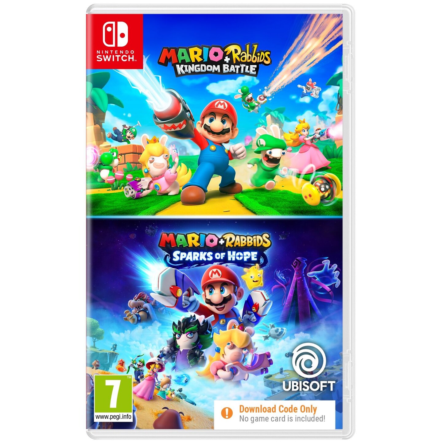 Mario + Rabbids Double Pack Switch Kingdom Battle / Sparks of Hope