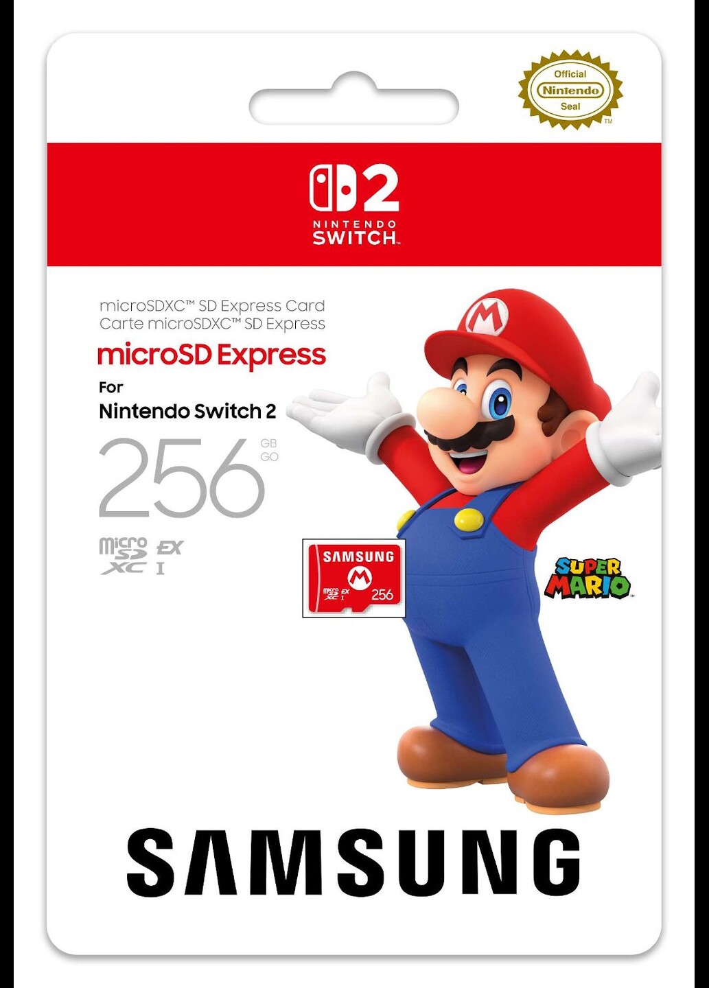 Samsung MicroSD Express 256GB Switch 2