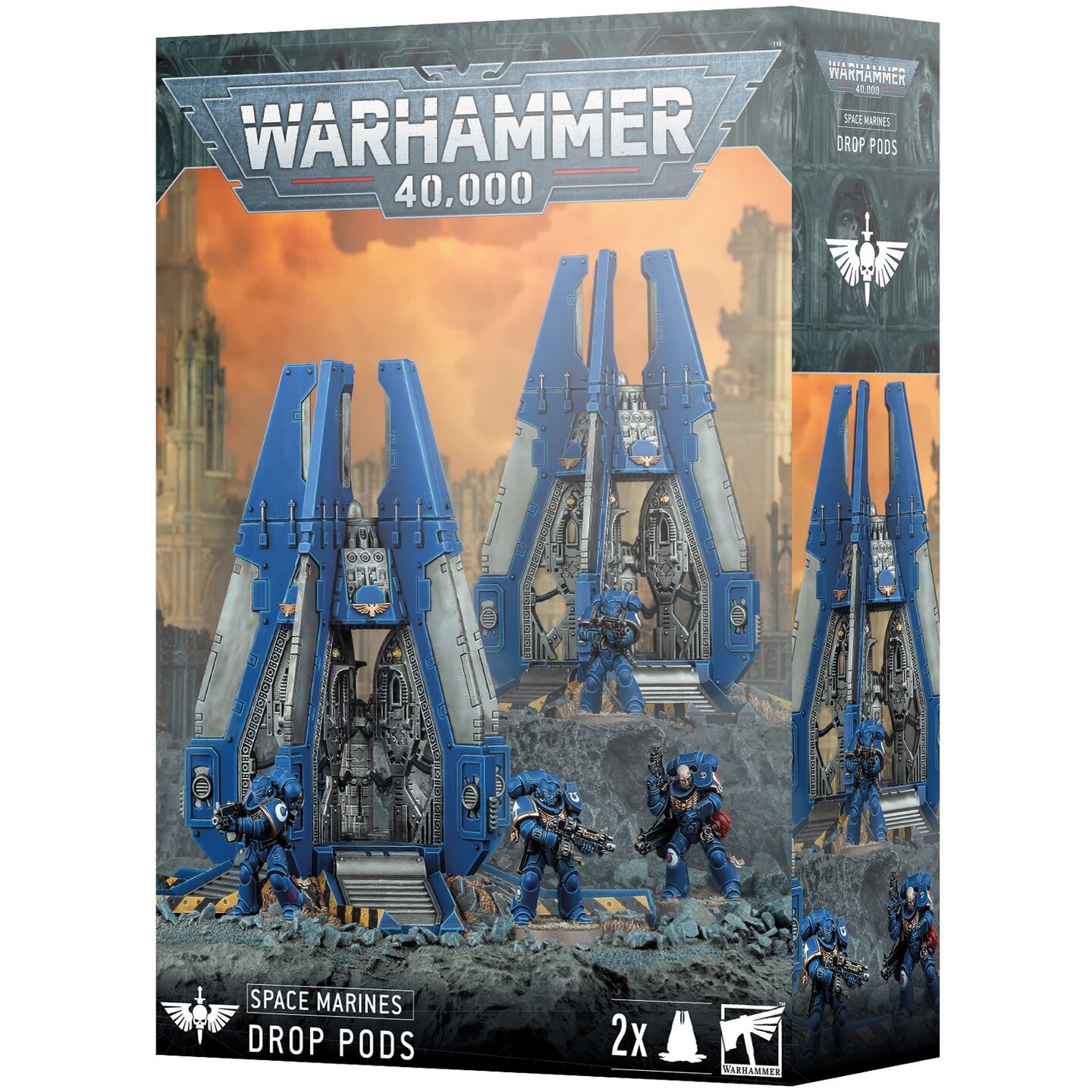 Space Marines Drop Pod Warhammer 40K