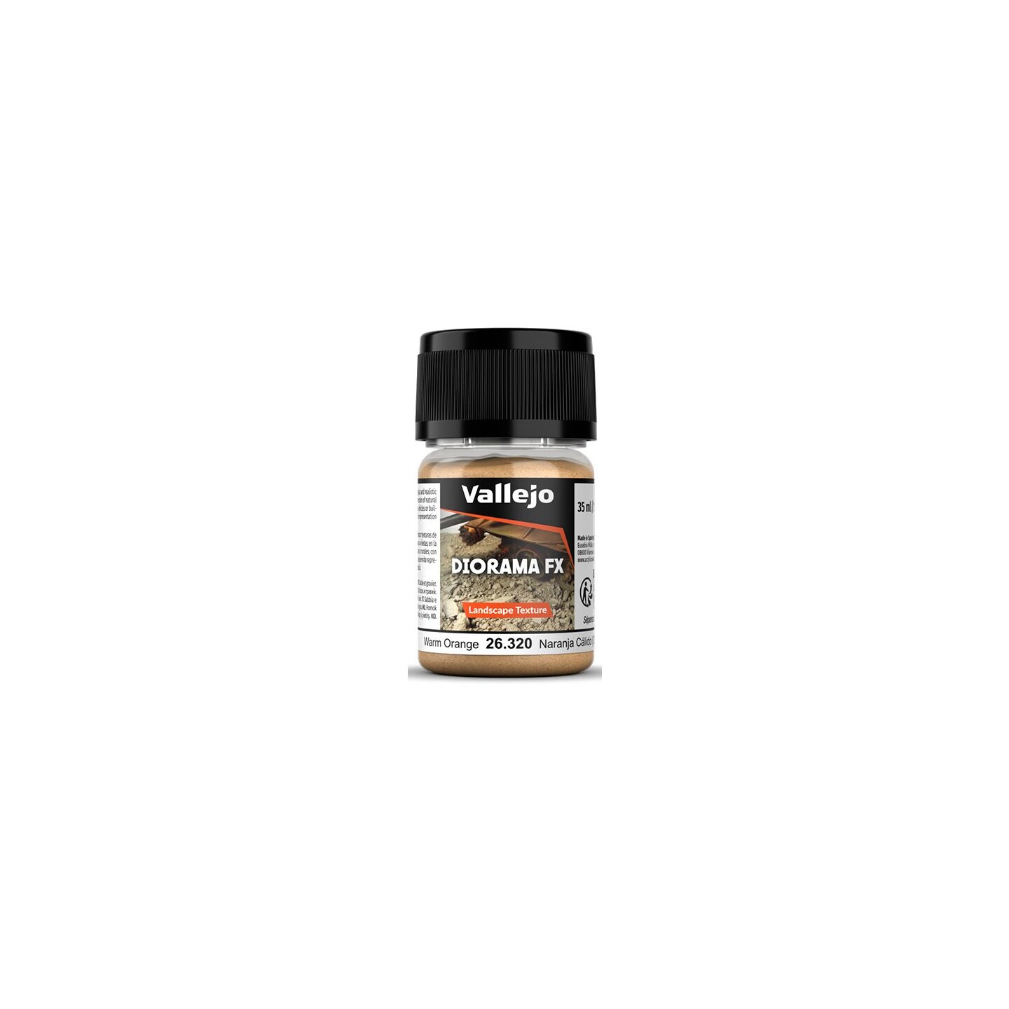 Vallejo Diorama FX Warm Orange 0,1-1mm Landscape Texture - 35ml