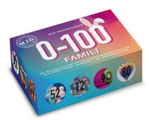 0-100 Familj Frågespel Svensk utgåva