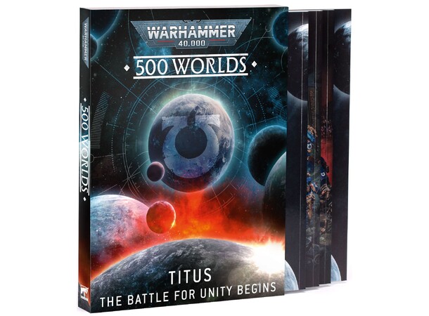 500 Worlds Titus (Slipcase) Warhammer 40K - Battle for Unity Begins 