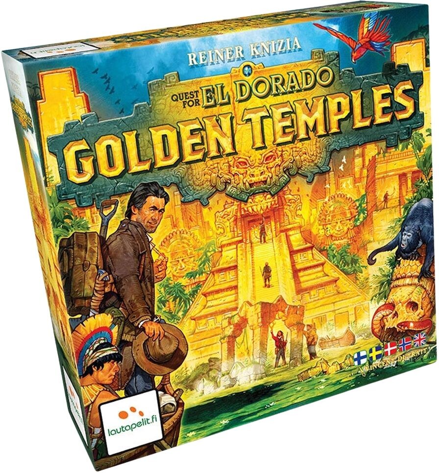 El Dorado Golden Temples Brädspel Quest for El Dorado - Svensk utgåva