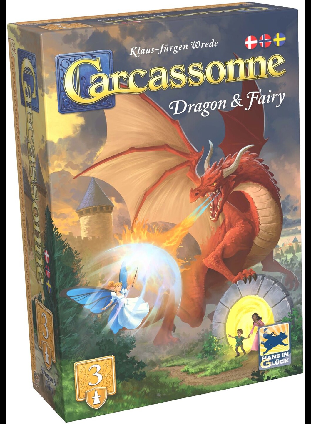 Carcassonne Dragon & Fairy Expansion Svensk utgåva