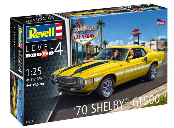 70 Shelby Mustang GT500 Revell 1:25 Byggsats 