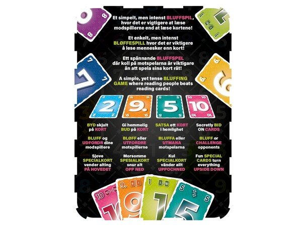 BLUFFIT Kortspel Svensk utgåva 