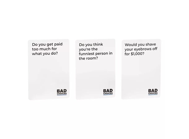 Bad Choices Partyspel - Engelska 