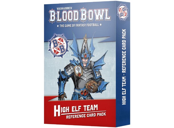 Blood Bowl High Elf Reference Cards 