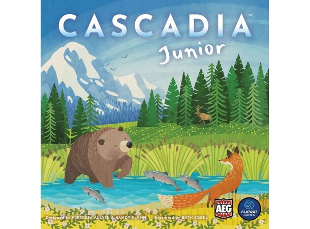 Cascadia Junior Brädspel - Svensk Svensk utgåva 