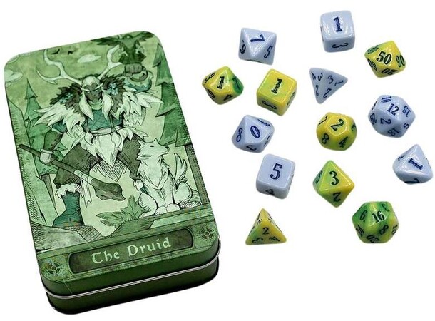 Character Class Dice Set - Druid Beadle & Grimm - RPG Dice (14 st) 