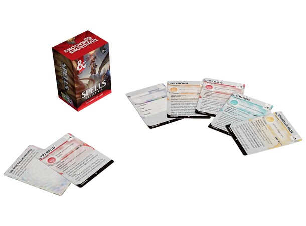 D&D Spells Levels 4-5 Dungeons & Dragons Reference Cards 