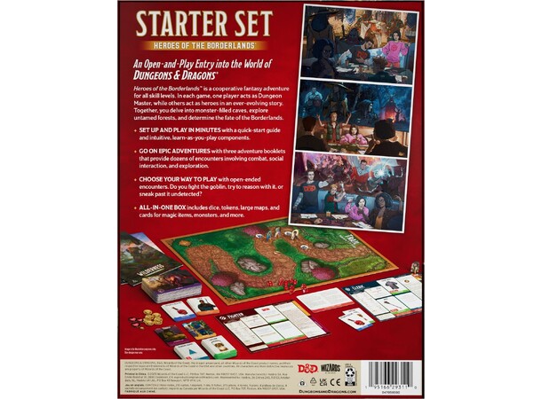 D&D Starter Set Heroes of Borderlands Dungeons & Dragons 