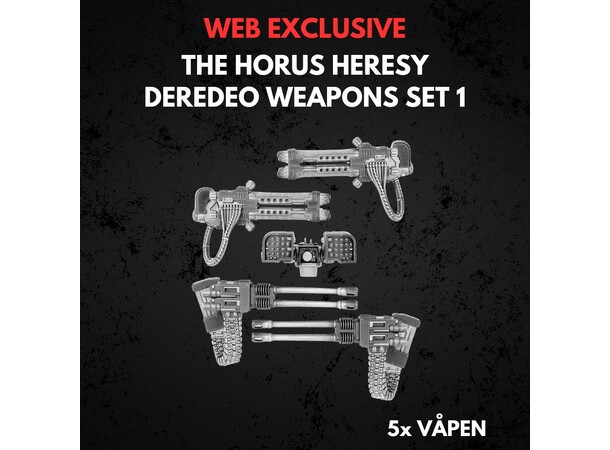 Deredeo Dreadnought Weapons Set 1 Warhammer The Horus Heresy 
