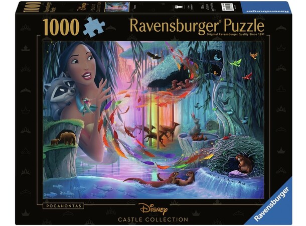 Disney Castle Pocahontas 1000 bitar Ravensburger Puzzle Pussel 
