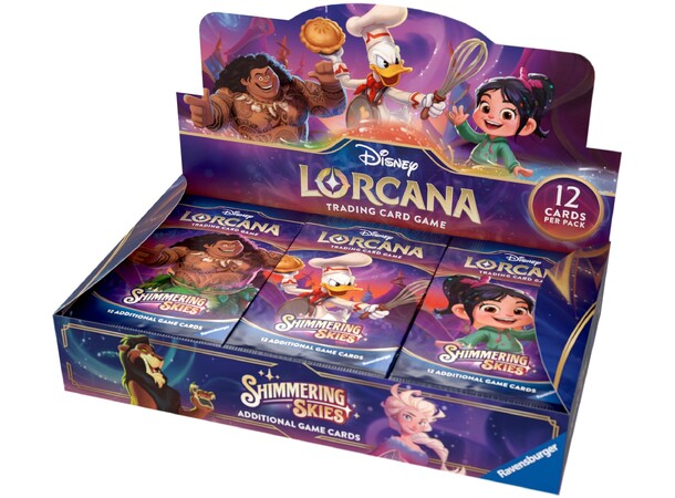 Disney Lorcana Shimmering Skies Display Booster Box 