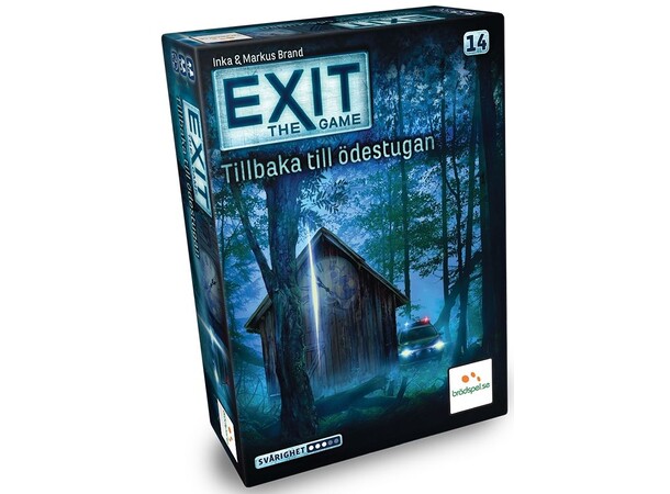 EXIT 14 Tillbaka Till Ödestugan Brädspel Svensk utgåva 