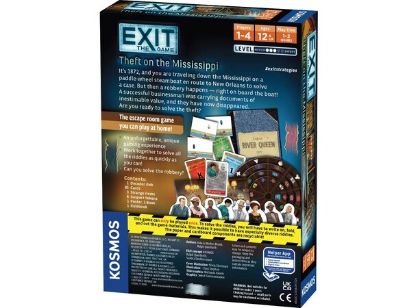 EXIT Theft on the Mississippi Brädspel 