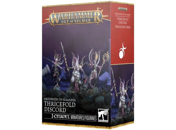 Hedonites of Slaanesh Thricefold Discord Warhammer Age of Sigmar 